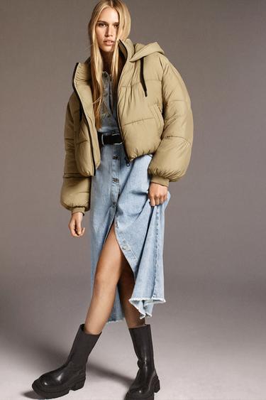 zara puffer coat