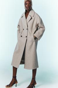 Zara wool oversized coat clearance