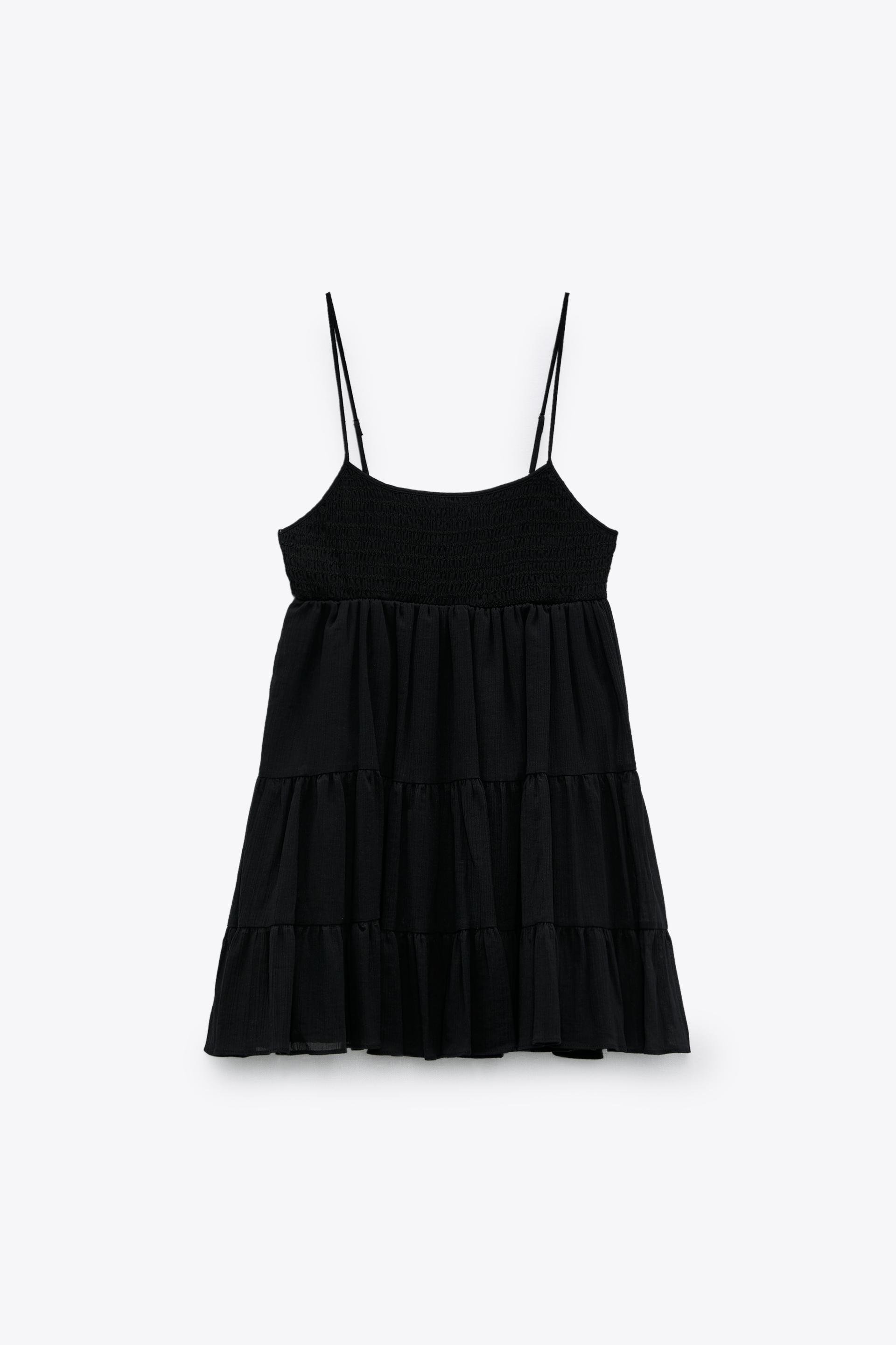 Zara tiered chiffon dress Clearance
