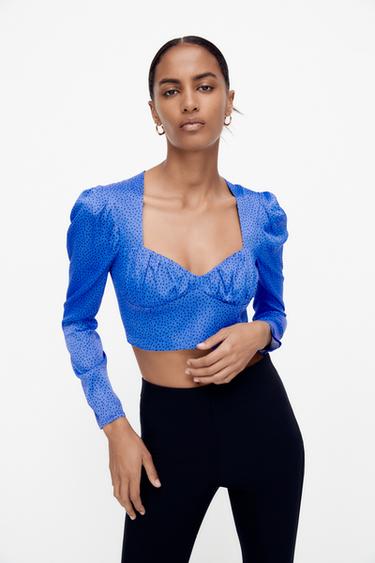 Women S Polka Dot Tops Zara Ireland Women S Polka Dot Tops Zara Ireland