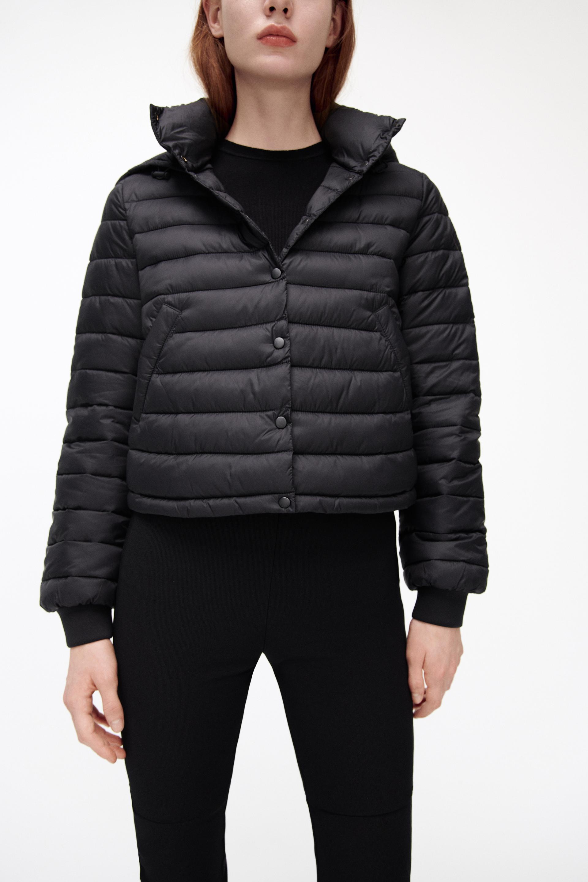 Zara Packable Water Repellent Puffer Jacket 800 Zara Packable Water Repellent Puffer Jacket 800