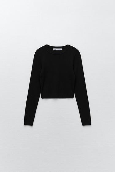 zara basic sweater