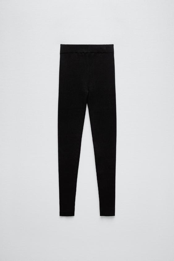 LEGGING PUNTO ROMA FLARE - Negro | ZARA España
