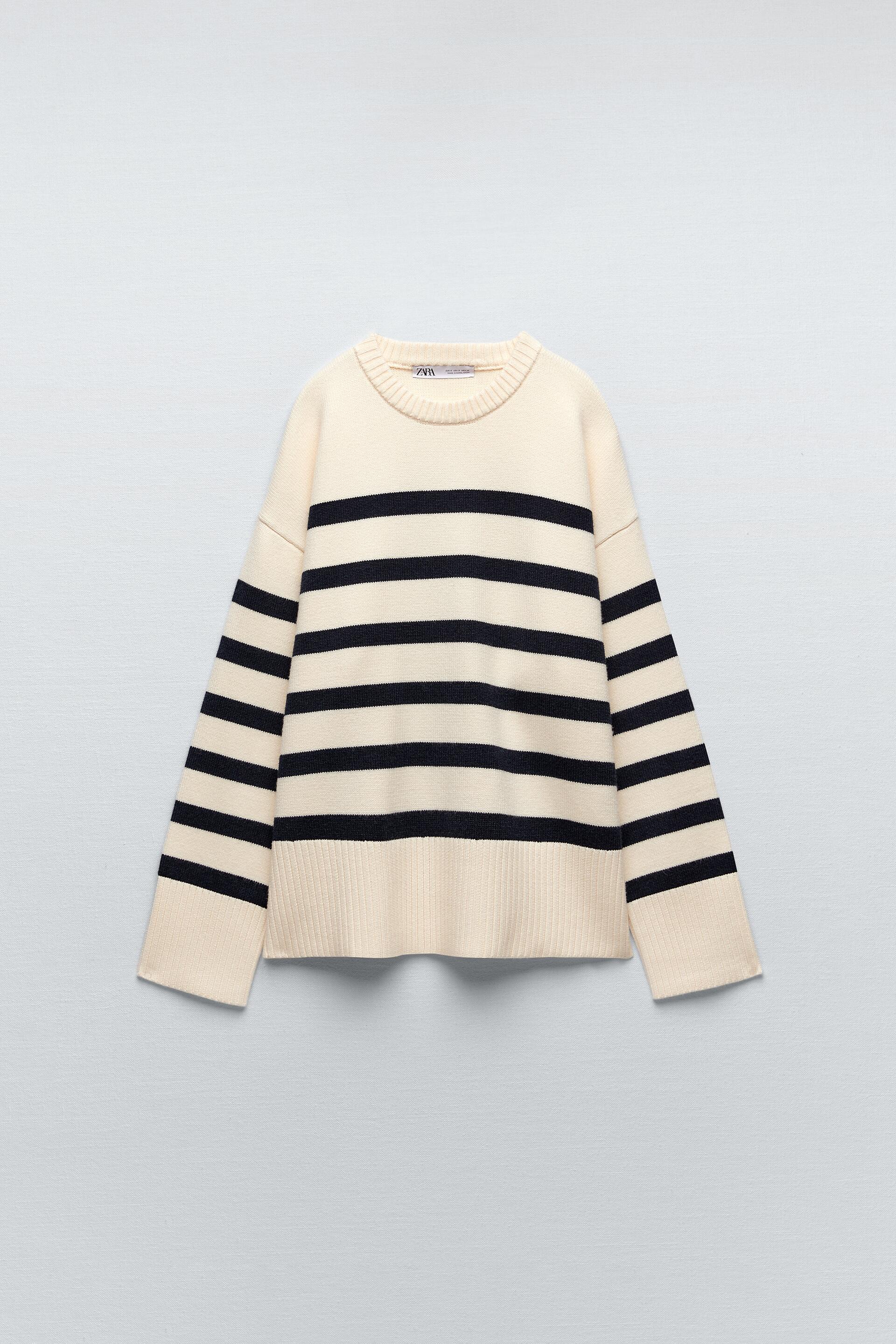STRIPED KNIT SWEATER - striped | ZARA Ireland
