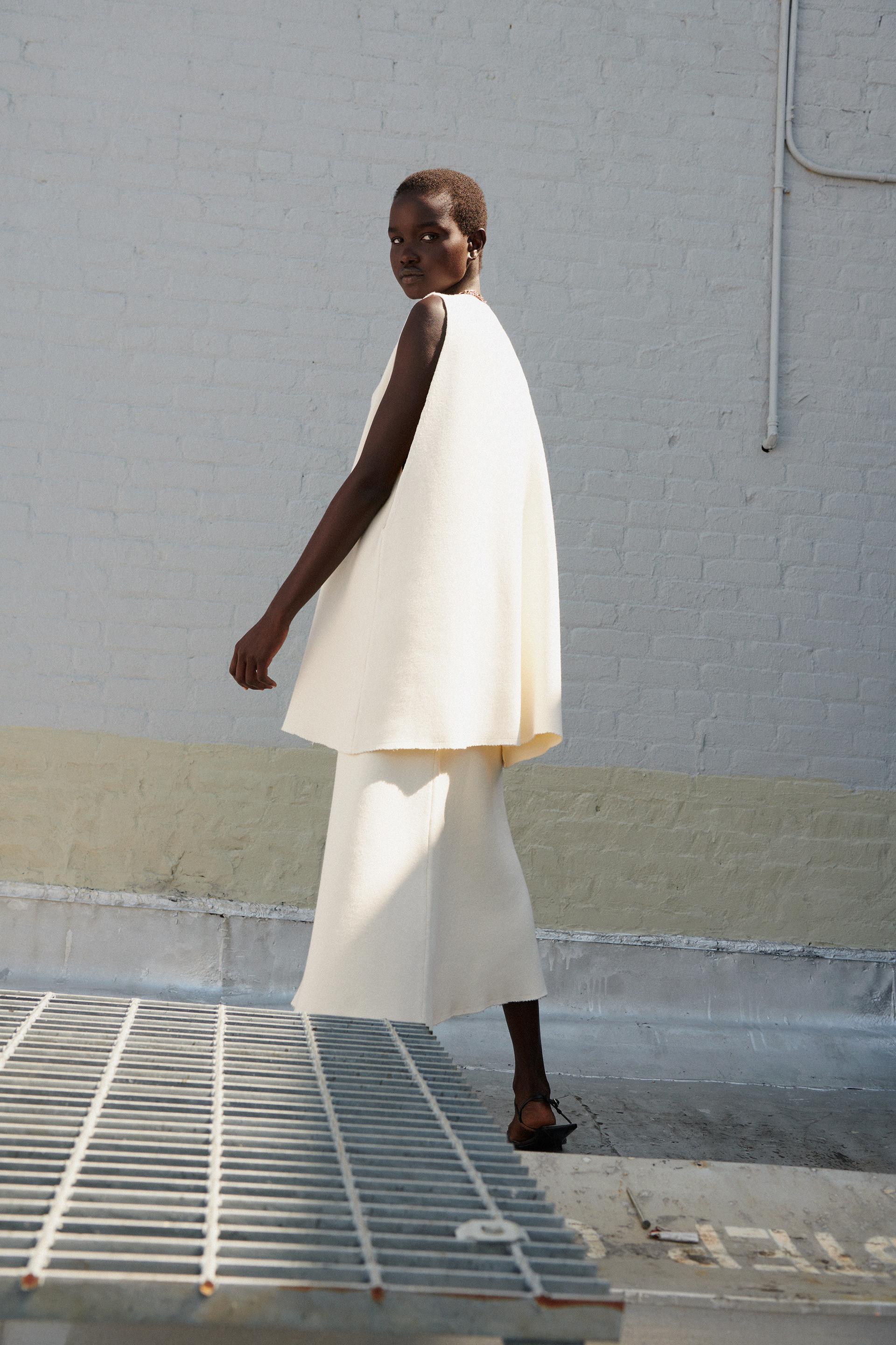 Oversized knitwear vest zara Clearance