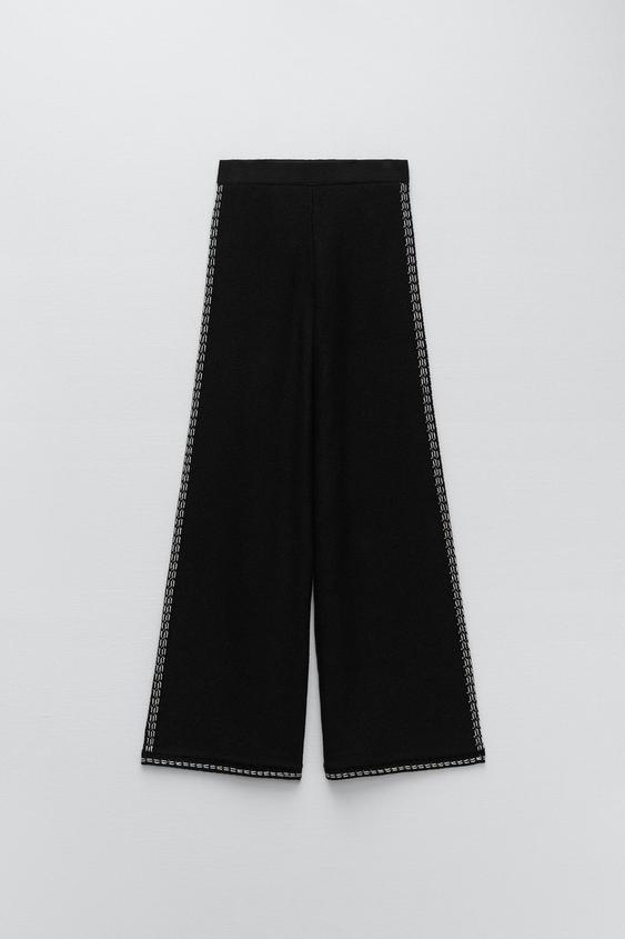 Pantalon punto negro zara clearance