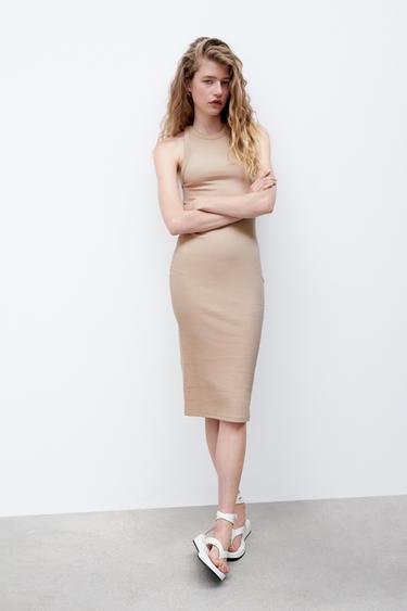 zara basic dress