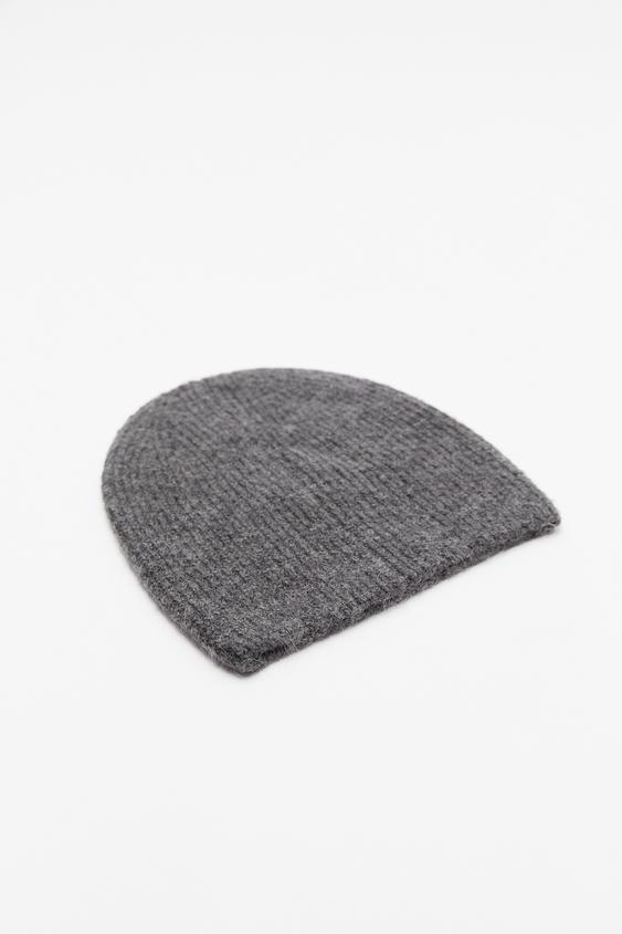 KNITTED BEANIE - Grey | ZARA Australia