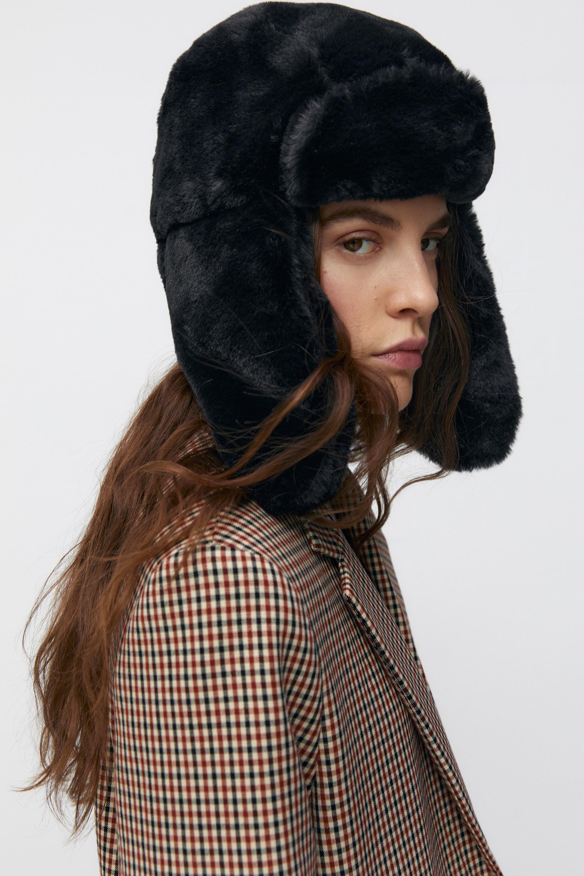 Zara - FAUX FUR HAT