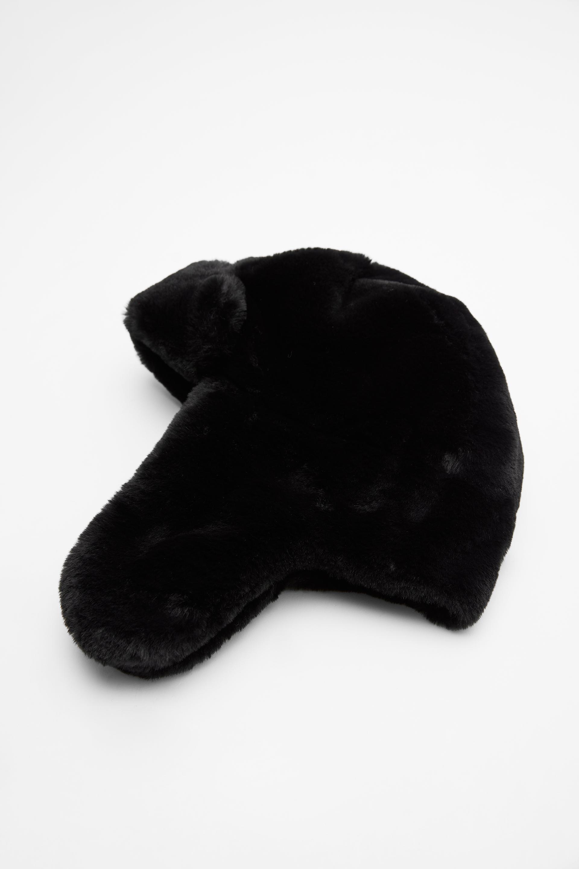 FAUX FUR HAT - Black | ZARA Australia