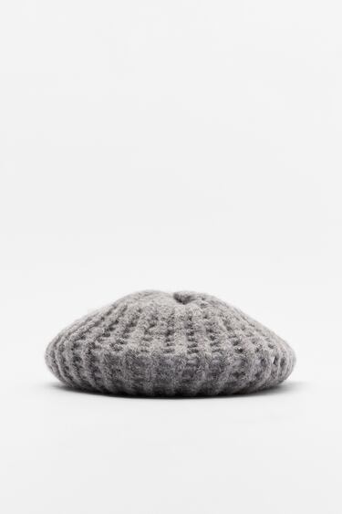 Image 0 of OPEN-KNIT BERET from Zara