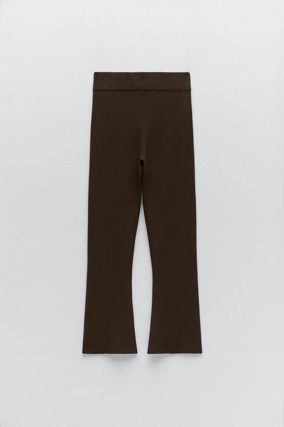 PANTALÓN CULOTTE PUNTO - Gris medio | ZARA España