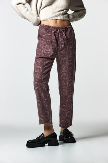 zara cat pants