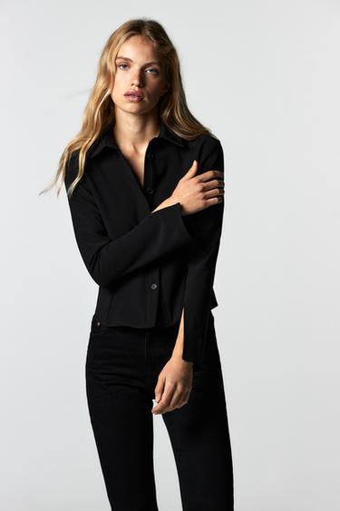 Camisas Negras de Mujer | Nueva Colección Online | ZARA Chile