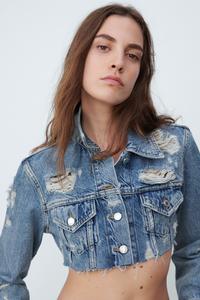 Denim jacket zara woman clearance
