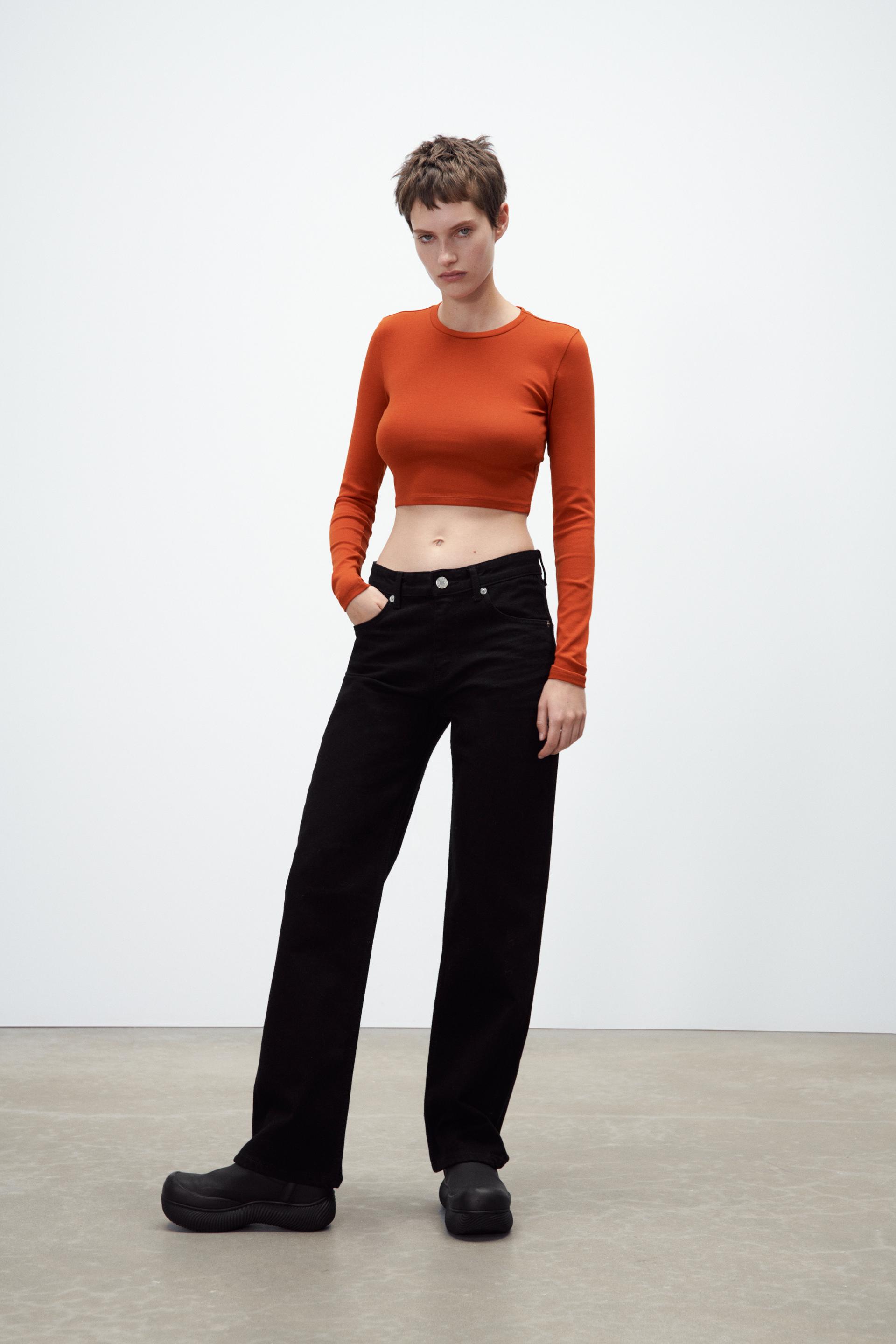KORT T-SHIRT - Lime | ZARA Sverige / Sweden