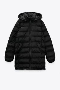 zara long puffer