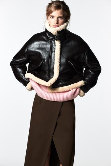 Chaquetas y Cazadoras de Cuero Mujer | ZARA Chile