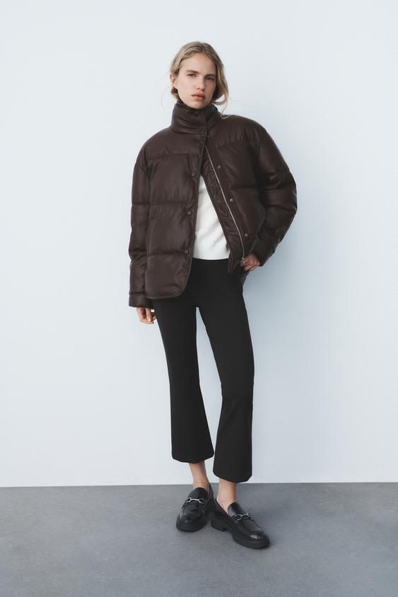 zara padded coat