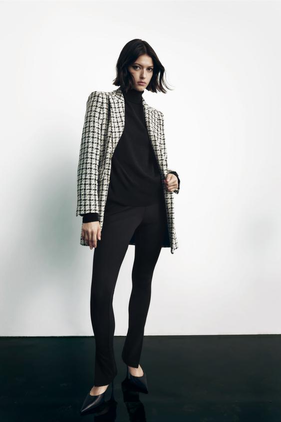 LEGGINGS TIRO ALTO FUSEAU - Negro | ZARA España