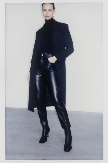 Pantalones Cuero de Mujer | ZARA Uruguay