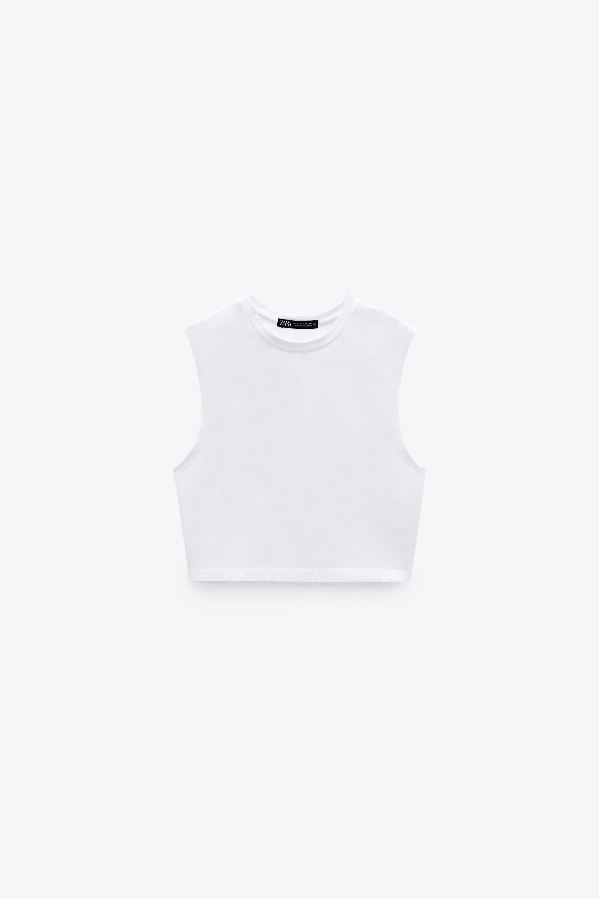 CROPPED T-SHIRT - Black | ZARA United
