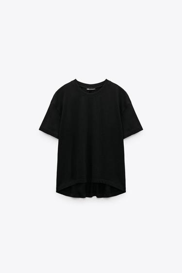 tee shirt oversize femme zara