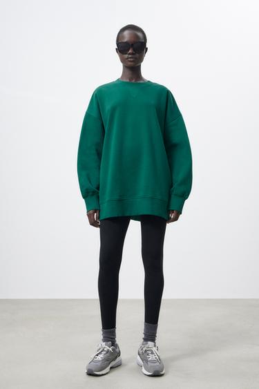 green sweatshirts womens