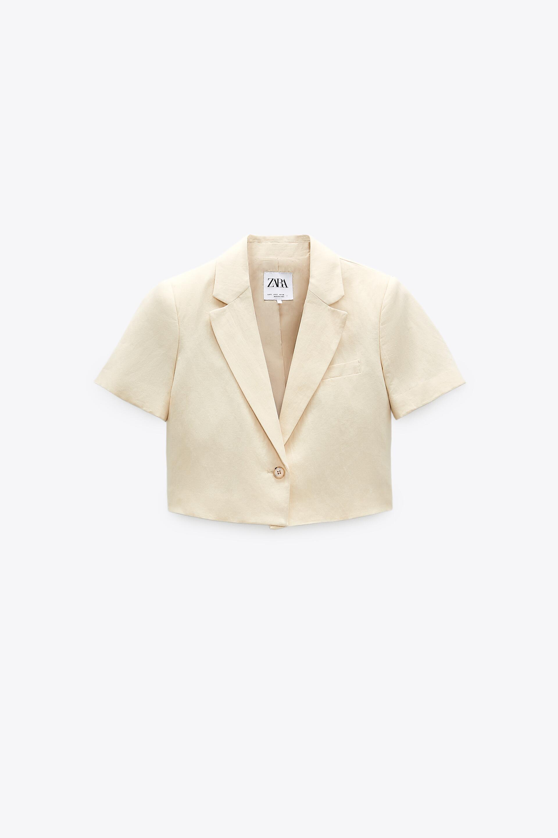 zara linen jacket