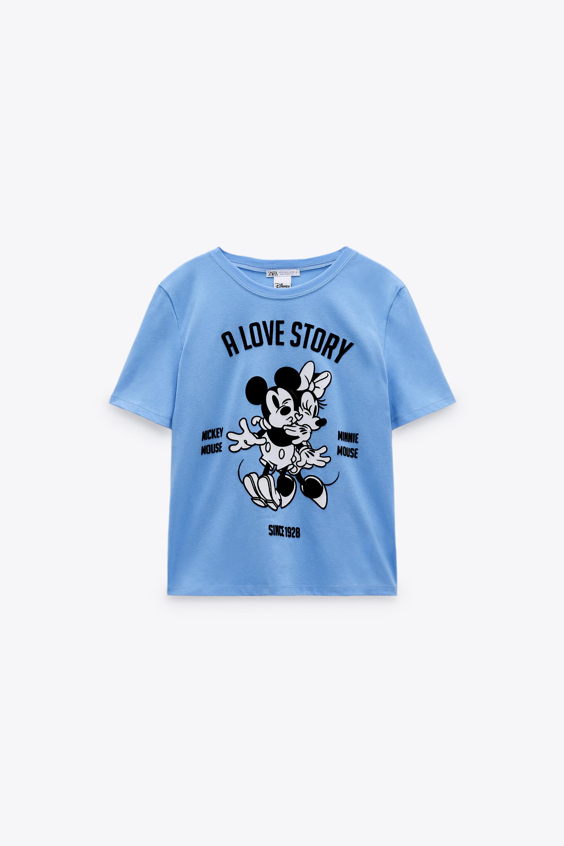 MICKEY © DISNEY T-SHIRT - Blue | ZARA 