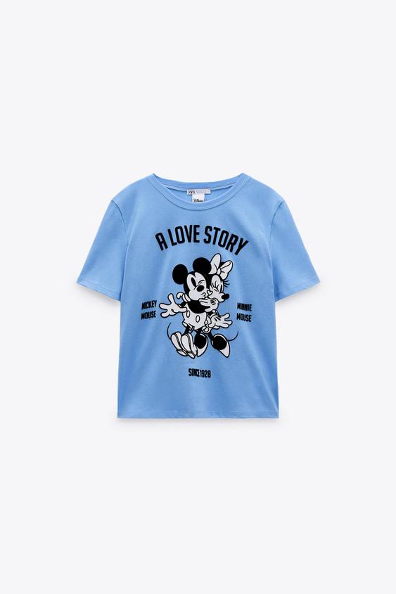 MICKEY © DISNEY T-SHIRT - Blue | ZARA 