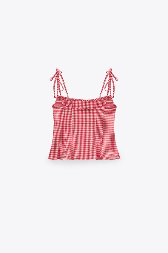 ZARA的图片 4 名称GINGHAM 格紋上衣