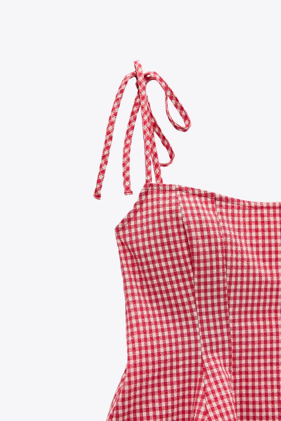 ZARA的图片 5 名称GINGHAM 格紋上衣