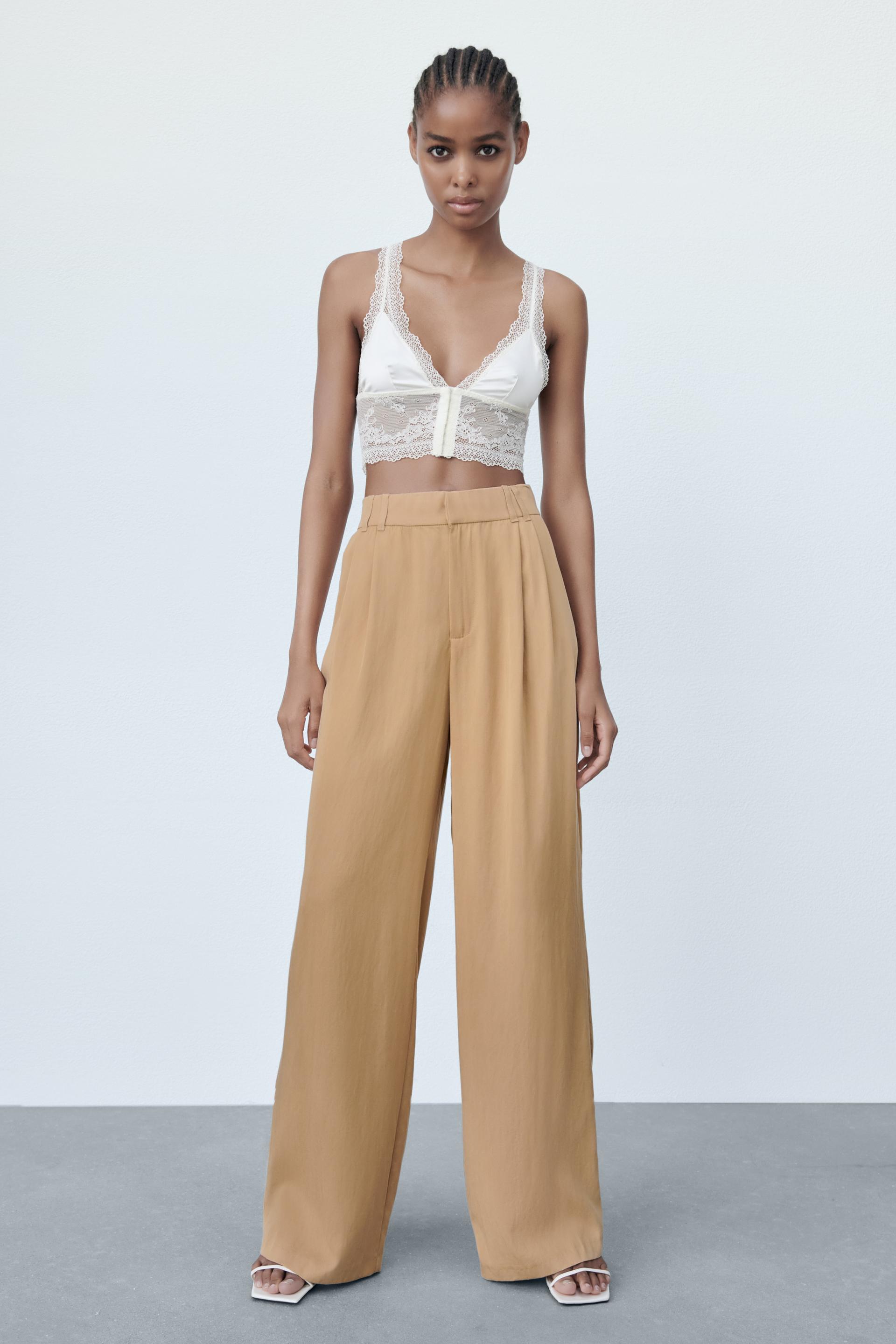 Zara zip trousers Sale
