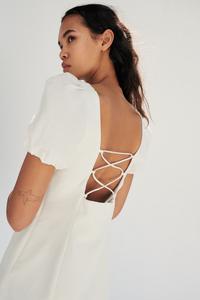 Zara sale white dress clearance