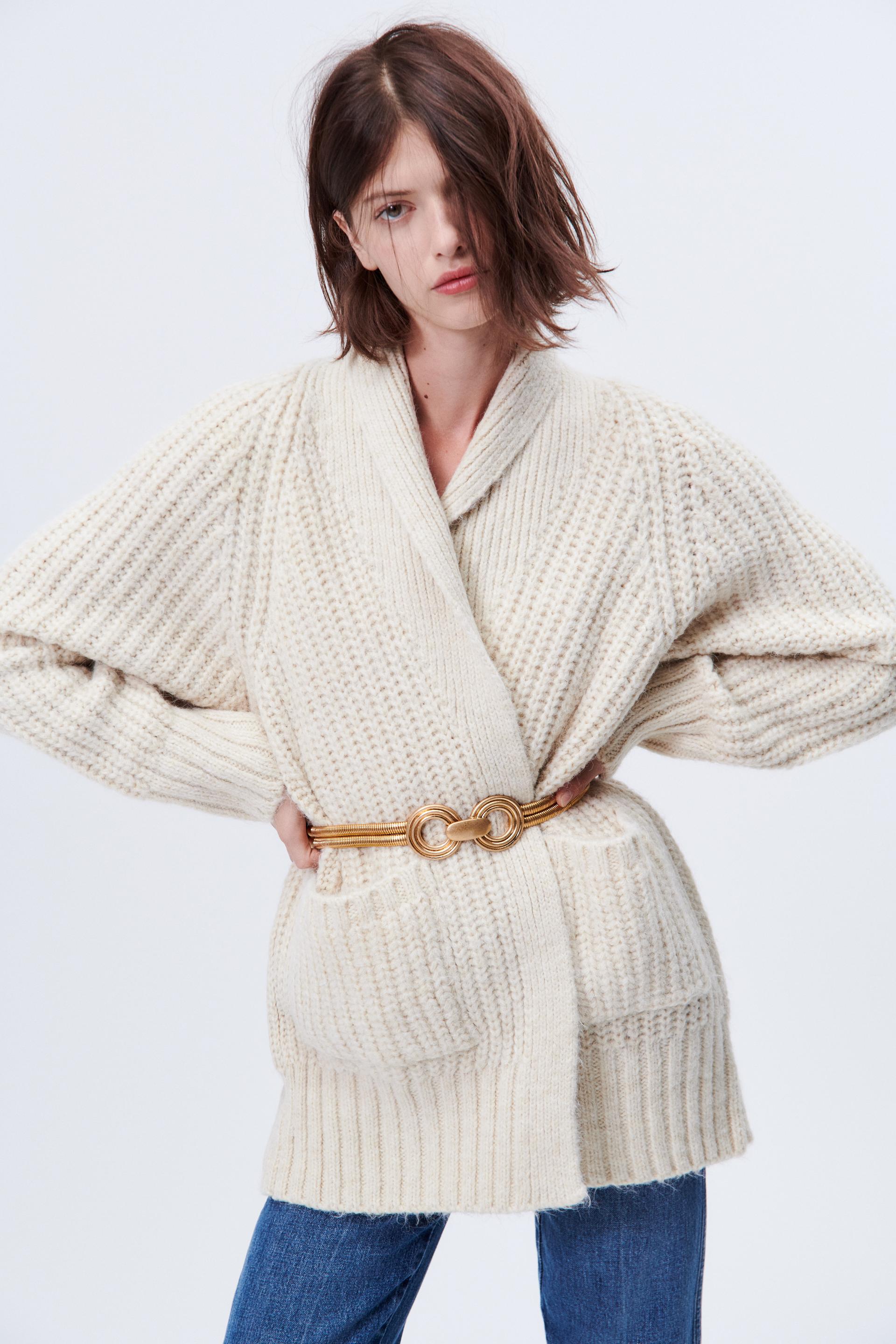 Zara ELASTIC METAL BELT with round buckle, £17.99