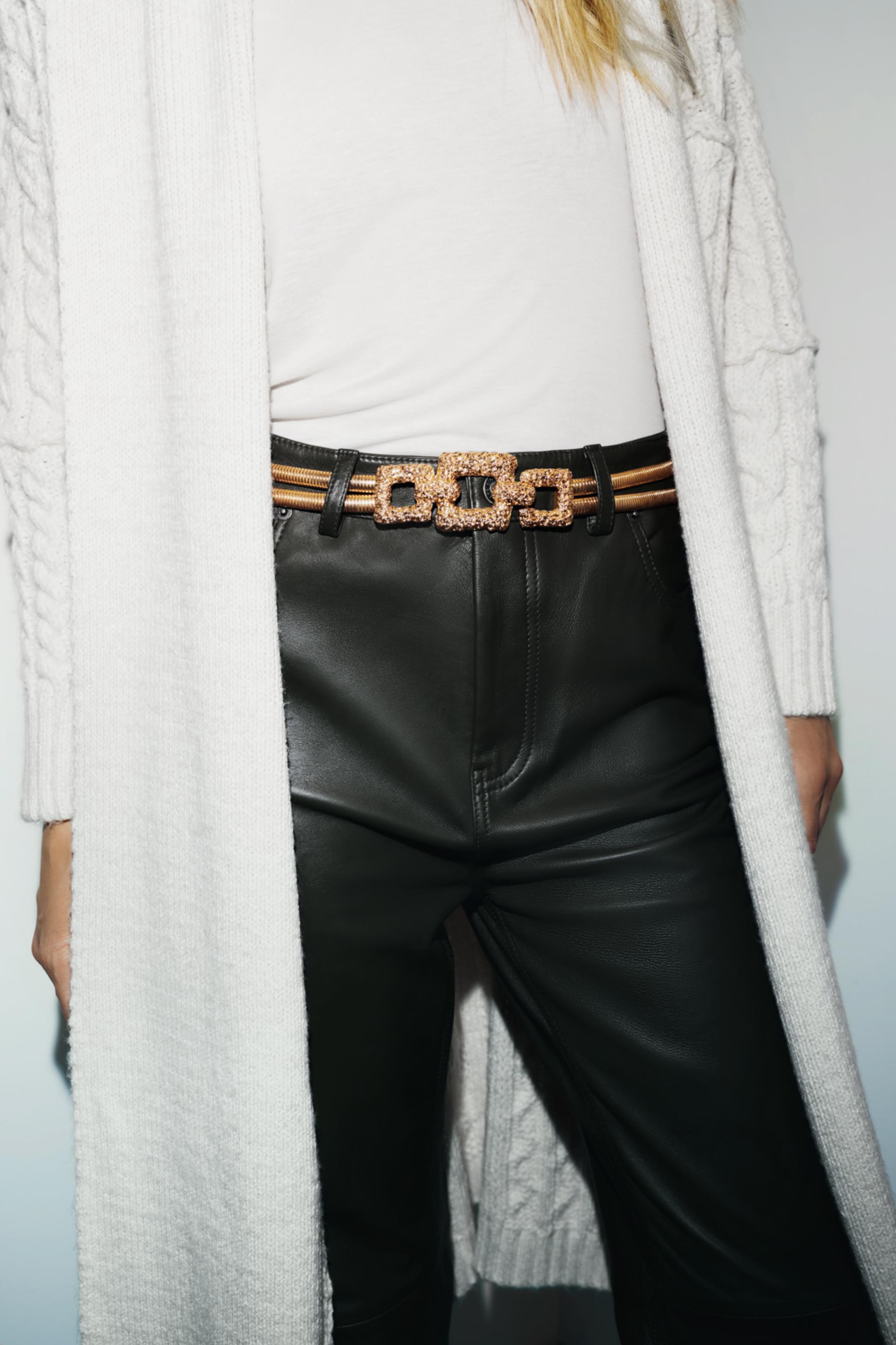 Zara ELASTIC METAL BELT, £17.99