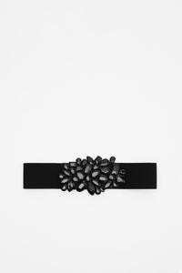 Rhinestone belt zara Outlet