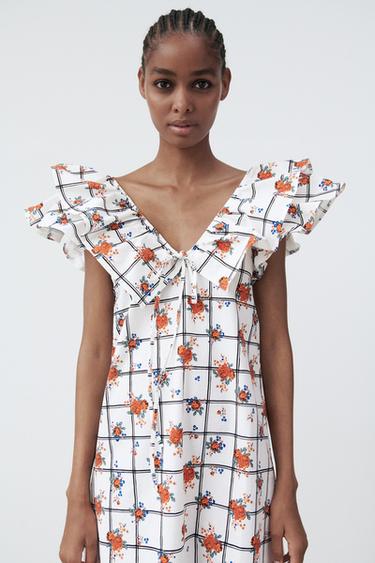 花柄ワンピース レディース Zara 日本