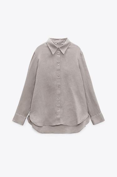 zara linen shirts