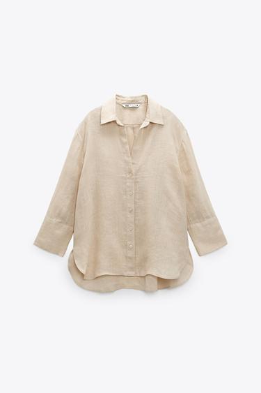 Camisas de lino para mujer | Nueva Colección Online | ZARA Perú