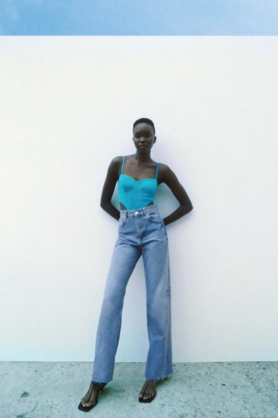 Zara corsetry inspired bodysuit Clearance