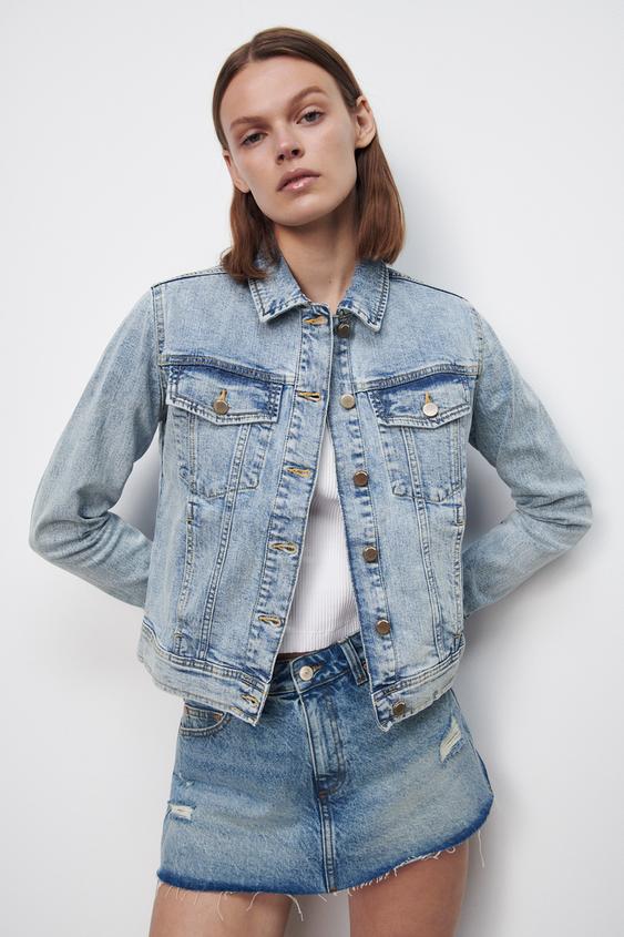 FITTED DENIM JACKET | ZARA United States