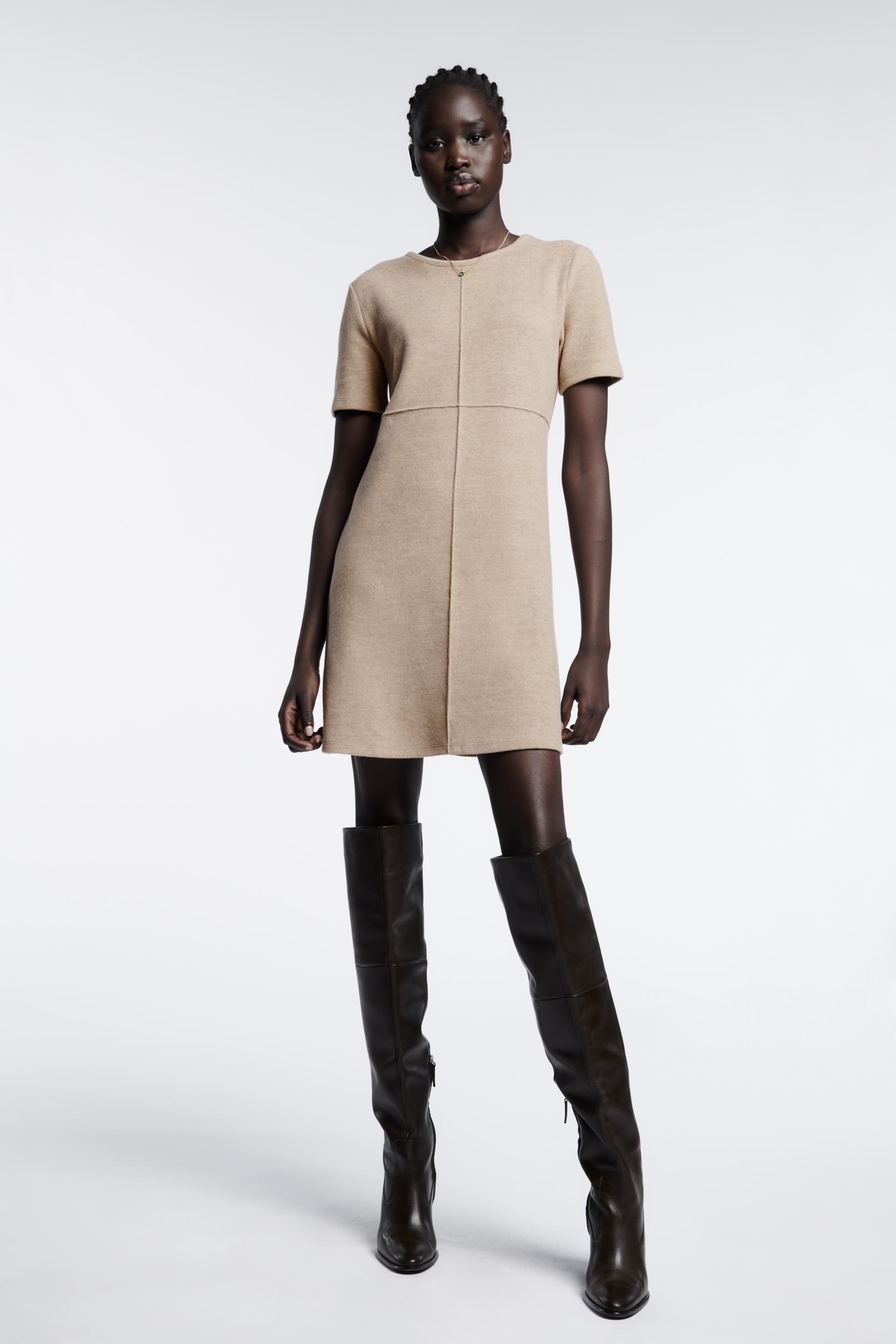 ベーシックソフトワンピース グレーマール Zara Japan 日本