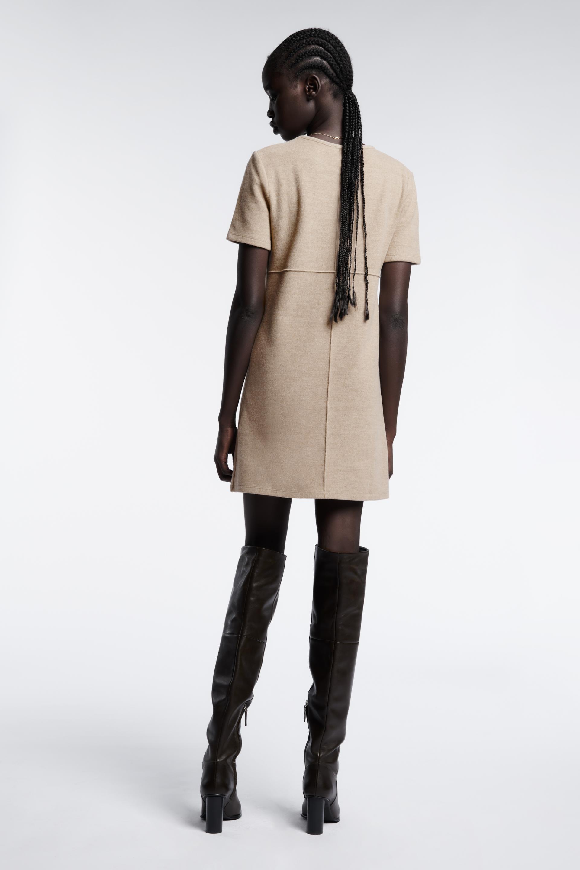 ベーシックソフトワンピース グレーマール Zara Japan 日本