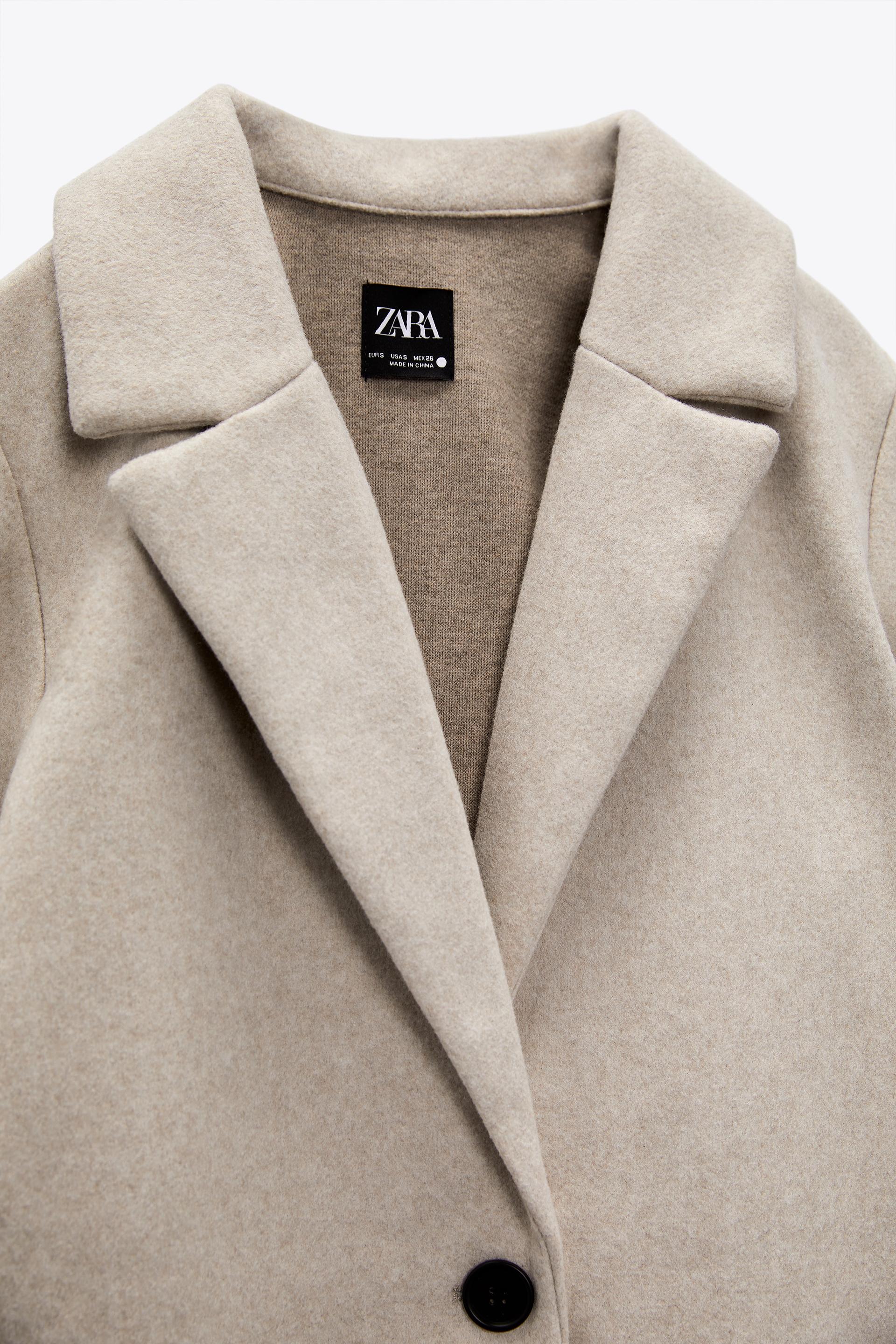 zara woolen coat