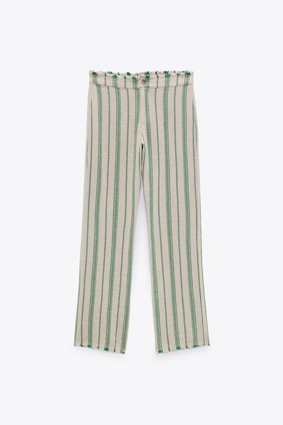 STRIPED RUSTIC TROUSERS - Stripes 