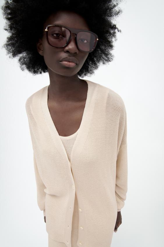 Zara oversize cardigan clearance