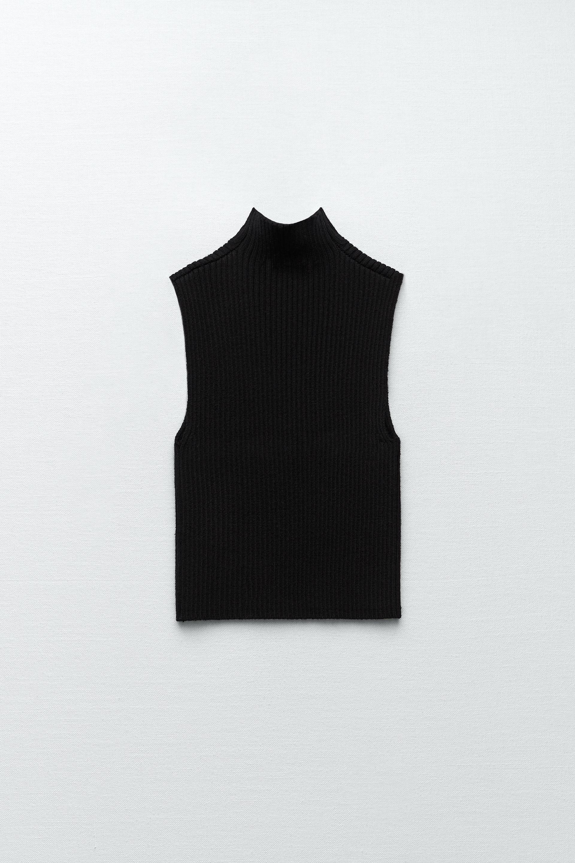 zara sleeveless top