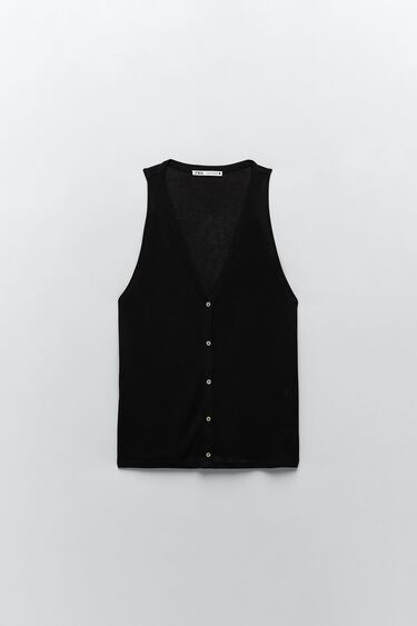 TANK TOP WITH BUTTONS